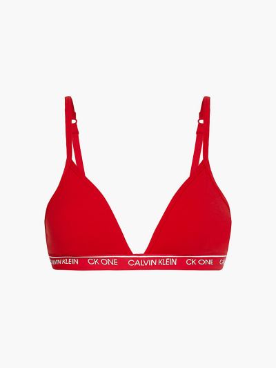 Calvin Klein Underwear HU245060 | Calvin Klein CK One Női Triangle Melltartó Piros